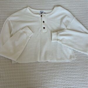 Princess Polly waffle crop top